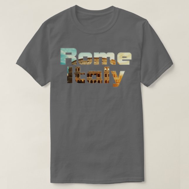 Rome Italy T-Shirt (Design Front)