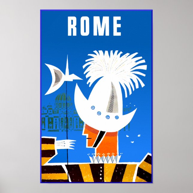 Rome, Italy travel poster (Front)