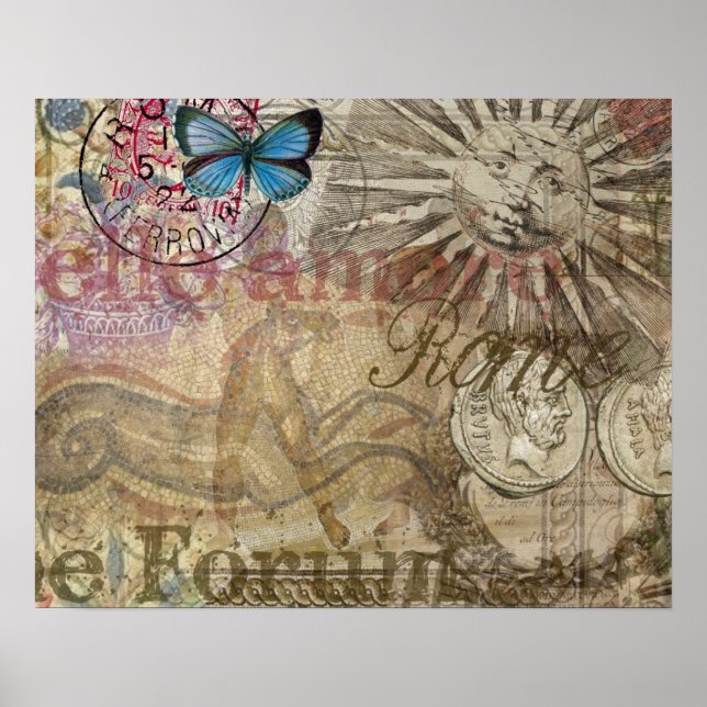 Rome Italy Travel Vacation Holiday City Poster (Front)