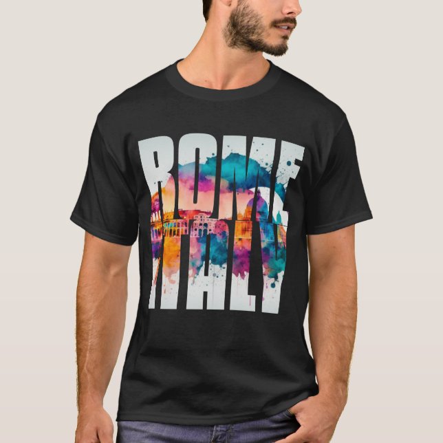 Rome Italy Vacation Girls Trip Honeymoon T-Shirt (Front)