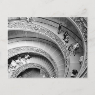 Rome Italy, Vatican Staircase 2 Postcard