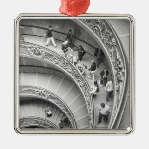 Rome Italy, Vatican Staircase 3 Metal Ornament