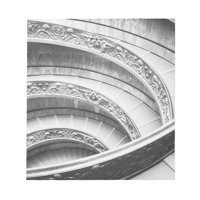 Rome Italy, Vatican Staircase Notepad (Front)