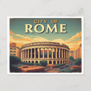ROME ITALY VINTAGE POSTCARD
