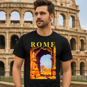 Rome, Italy Vintage Tourism Travel T-Shirt