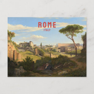 Rome Italy Vintage Travel Coliseum Renaissance Postcard