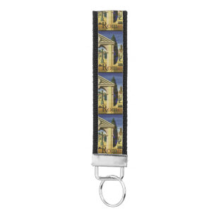 Rome Italy wrist key chain