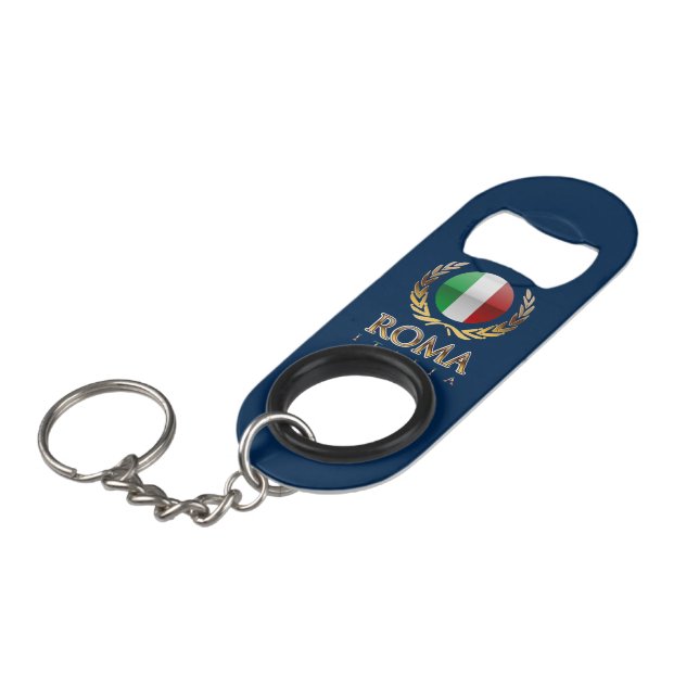 Rome Keychain Bottle Opener (Front Angled)