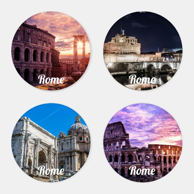 Rome landscapes coaster set (Set)