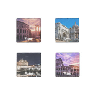 Rome landscapes stone magnet