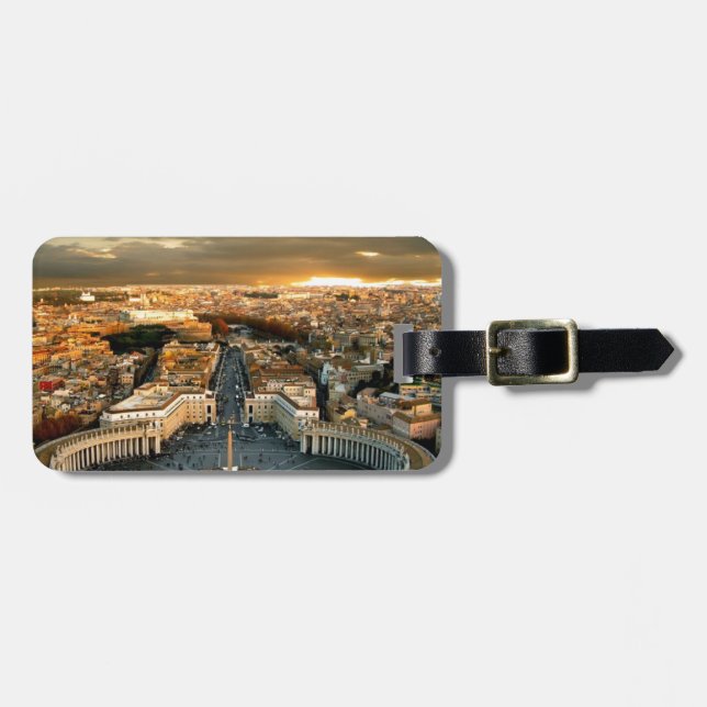 Rome Luggage Tag (Front Horizontal)