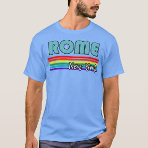 Rome New York Pride  Rome LGBT Gift LGBTQ Supporte T-Shirt