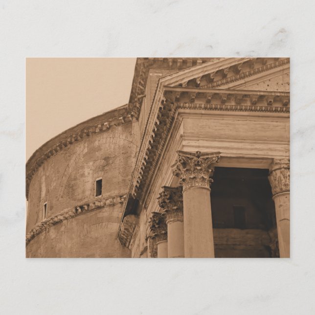 Rome Pantheon Photo Postcard (Front)