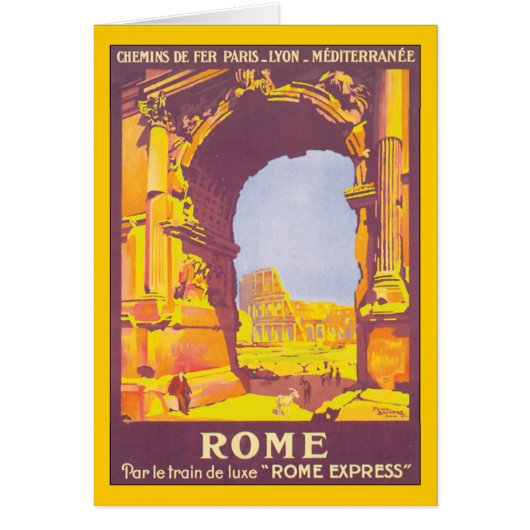 Rome par le train deluxe "Rome Express" (Front)