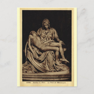 Rome, Pieta, by Michelangelo Postcard