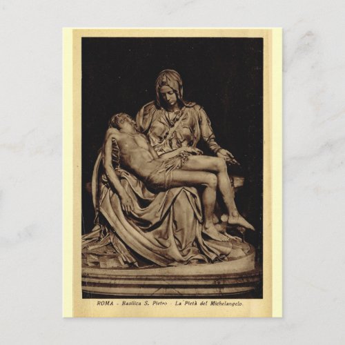 Rome Pieta by Michelangelo Postcard