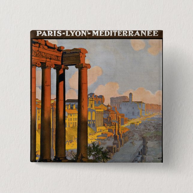 Rome Pinback Button (Front)