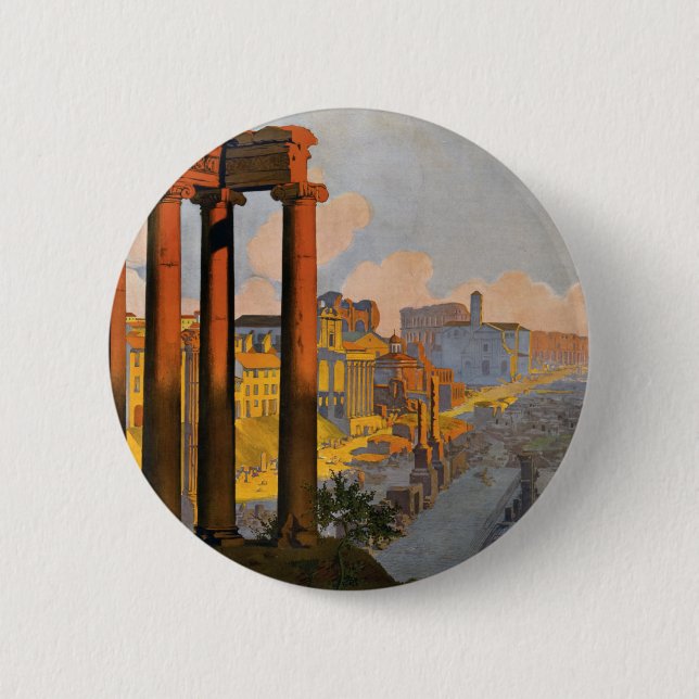 Rome Pinback Button (Front)
