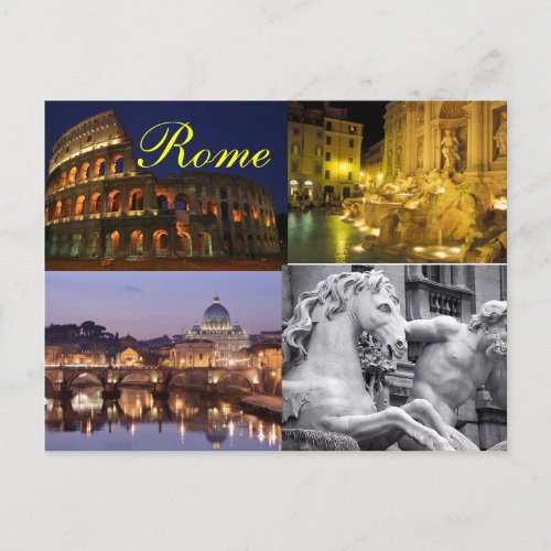 Rome postcard