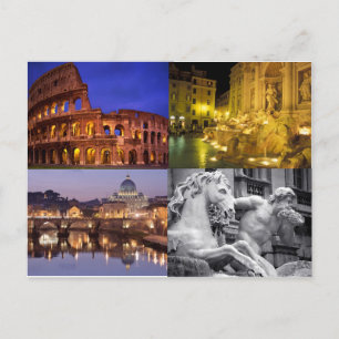 rome postcard