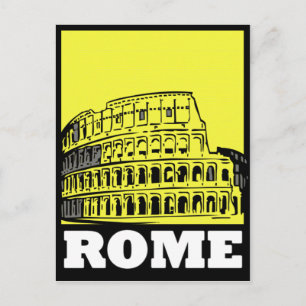 Rome Postcard Design