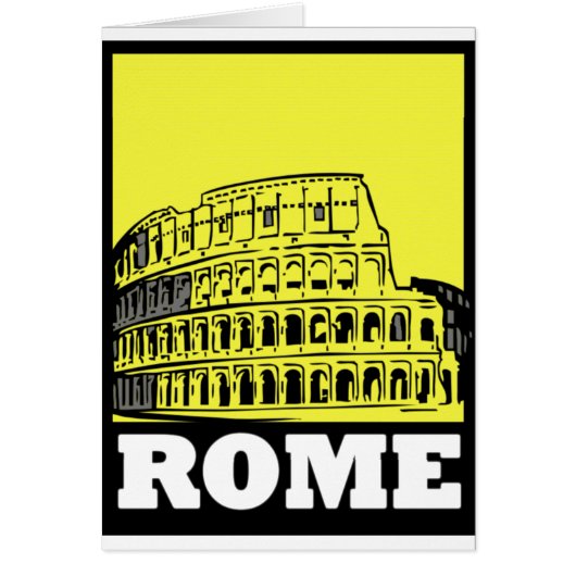 Rome Postcard Design (Front)