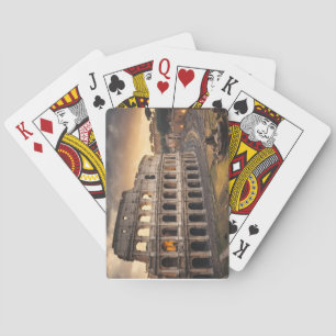 Rome Postcard (Rome 4) Poker Cards