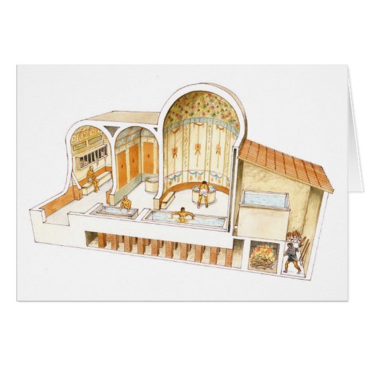 Rome. Private Baths Cards (Front Horizontal)