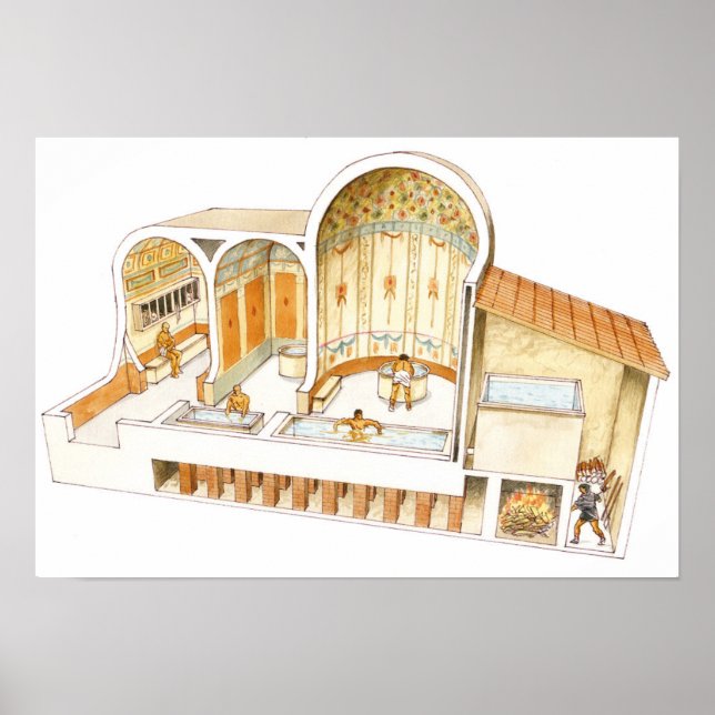 Rome. Private Baths Poster (Front)