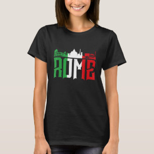 Rome Skyline Italy For All Italians T-Shirt