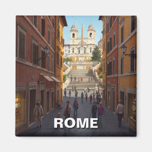 Rome Spanish Steps Italy Travel Magnet