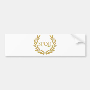 Rome SPQR Roman Senate Seal Bumper Sticker
