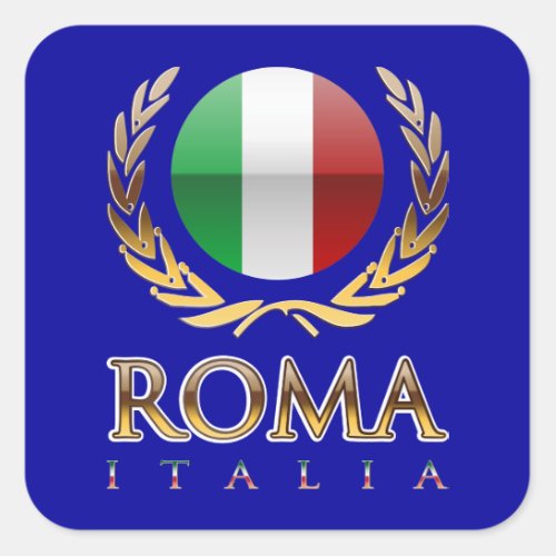 Rome Square Sticker