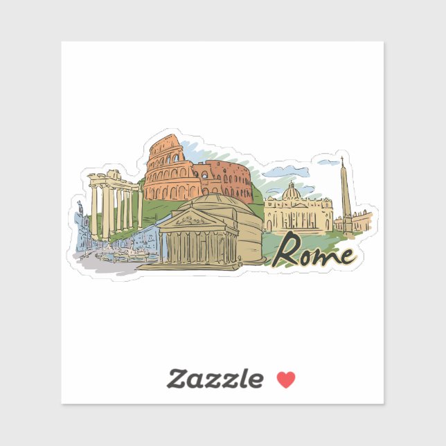 rome sticker (Sheet)
