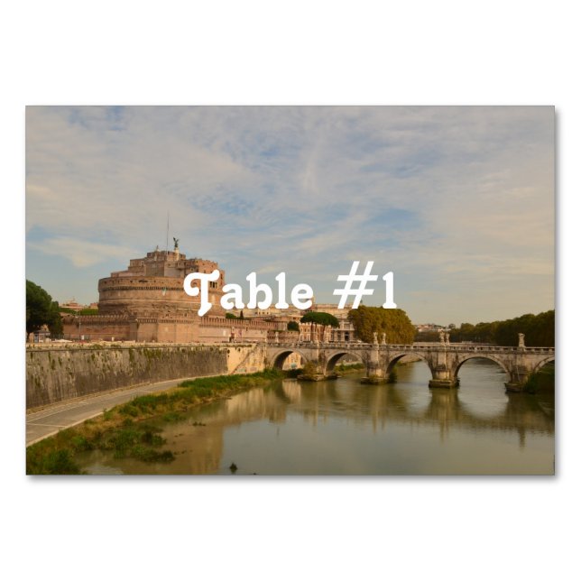 Rome Table Number (Front)