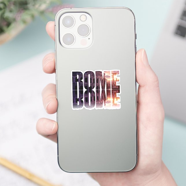 Rome text with Colosseum souvenir Sticker (Phone)