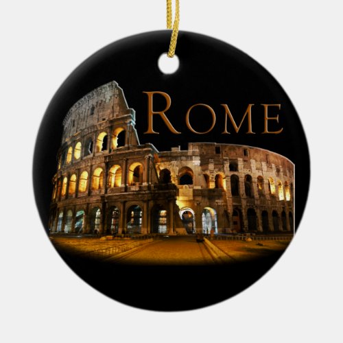 Rome The Colosseum Ceramic Ornament
