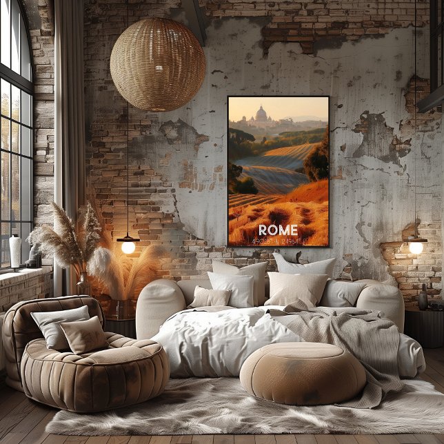 Rome: The Eternal City Rustic Landscape and Vatica Poster (Creator Uploaded)