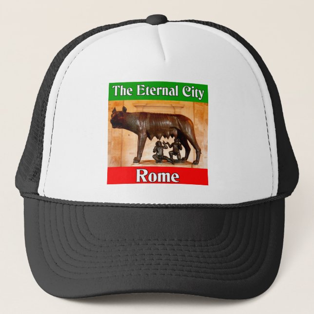 Rome The Eternal City Trucker Hat (Front)