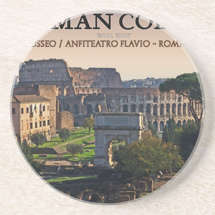 Rome   The Roman Forum and Colosseum Coaster