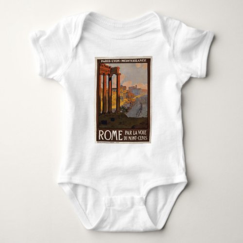 Rome through the Mont_Cenis Baby Bodysuit