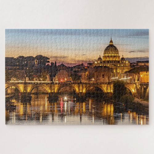 Rome_tiber river_StPeter Jigsaw Puzzle