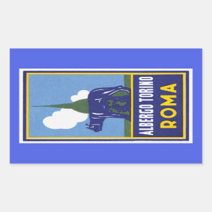 Rome Travel Luggage Stickers