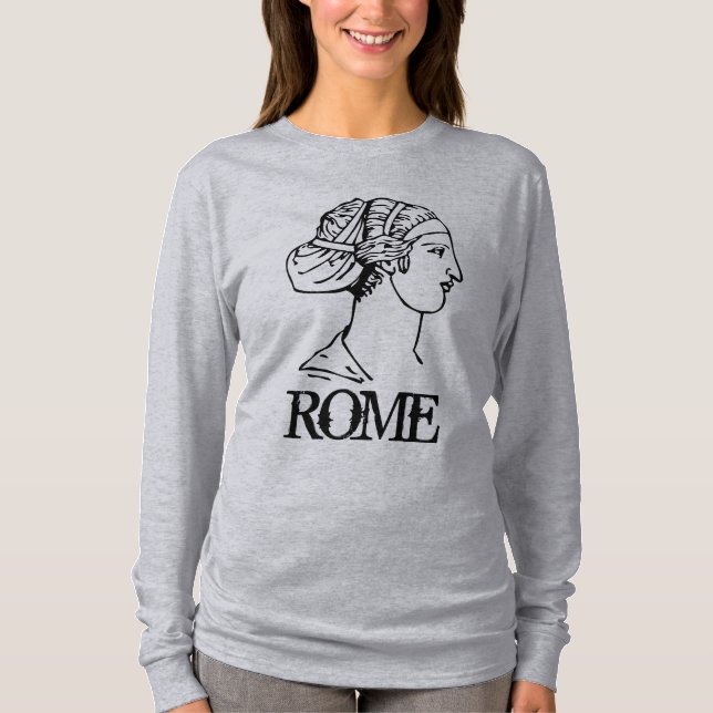 ROME, travel shirts, add text T-Shirt (Front)