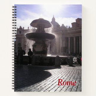 Rome, Vatican City Cust. Notebook