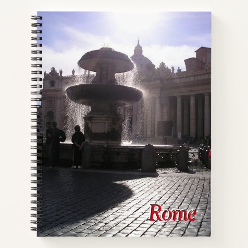 Rome Vatican City Cust Notebook