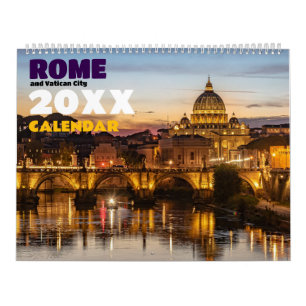 Rome Vatican City Italy 2027 Calendar
