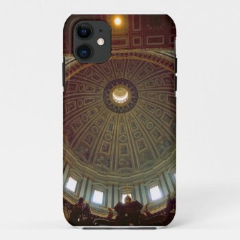 Rome  Vatican  Dome Of St Peter's Basilica Iphone 11 Case by allchristian at Zazzle