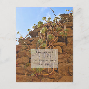 Rome Wasn't Built in a Day Postcard