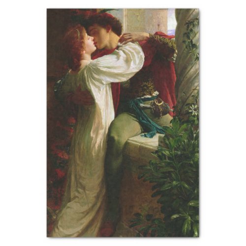 Romeo and Juliet 1884 by Frank Dicksee Tissue Paper